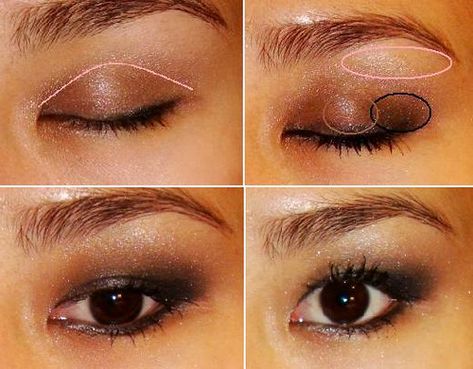 smokey Hooded Eyelids, Green Smokey Eye, Makeup Ads, Makeup Tip, Hooded Eye Makeup, Eye Makeup Steps, Asian Eyes, Hooded Eyes, Eye Makeup Tips