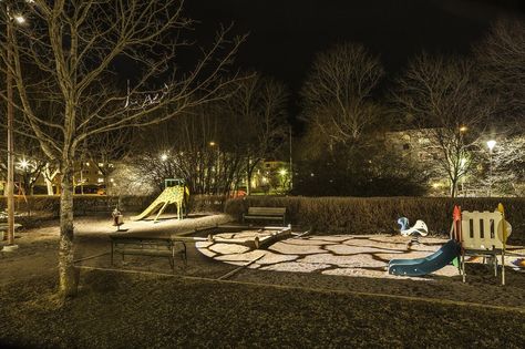 Playground Lighting, Kids Outdoor Play Area, Outdoor Kids Play Area, Sam Son, Philips Lighting, Kids Outdoor Play, Outdoor Play Area, Park Playground, Public Realm