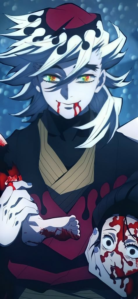 Douma X Reader, Douma Wallpaper, Demon Slayer Characters, My Demon, Entertainment District, Demon King Anime, Desktop Pictures, Demon King, Darling In The Franxx