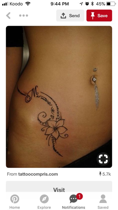 Hip Tats For Women, Poly Tattoo, Hawaiian Turtle Tattoos, Polynesian Tattoos Women, Unique Butterfly Tattoos, Island Tattoo, Belly Tattoos, Polynesian Tattoo Designs, Hot Season