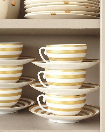 Teacup Storage Solution Kitchen Hacks Organization, Macaroons, Tea Cup Saucer, Kitchen Stuff, Kitchen Hacks, Martha Stewart, Organization Hacks, Kitchen Organization, Kitchen Storage