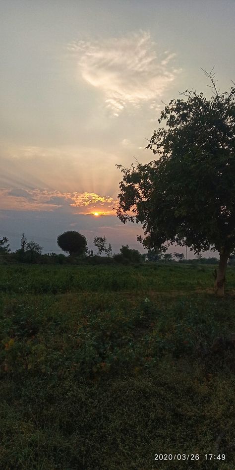 Village Life Aesthetic, Moon And Sunset, Village Morning, Jalan Sore, Coding Images, Best Quotes Images, Blue Moon Photography, New Status, Snap Streak Ideas