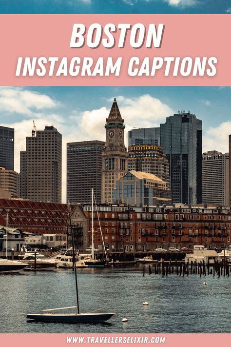 Boston Instagram captions East Coast Instagram Captions, Boston Captions Instagram, Boston Instagram Captions, Boston Quotes, Best Ig Captions, Cute Captions For Instagram, Instagram Captions Cute, Puns Quotes, Italy Quotes