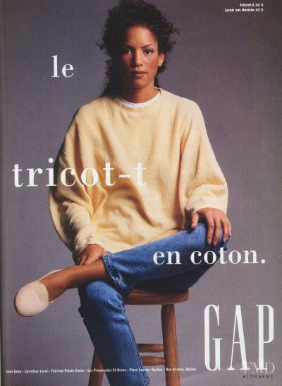 Gap Ads, Black Supermodels, White And Denim, Veronica Webb, Vintage Clothing Store, 90s Fashion Grunge, 90s Models, Nothing New, 90s Fashion Outfits