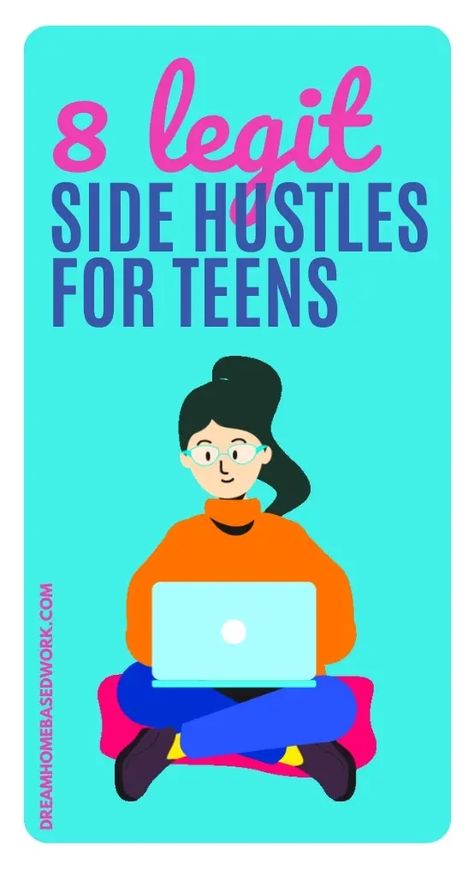 8 Legit Online Side Hustles for Teens: Start These Jobs Today! Side Hustles For Teenagers, Jobs For Teens Online, Best Side Hustles For Teens, Teen Side Hustle Ideas, Teen Jobs Online, Online Side Hustles For Teens, Side Hustle Ideas For Teens, Legit Side Hustles, Easy Side Hustles For Teens