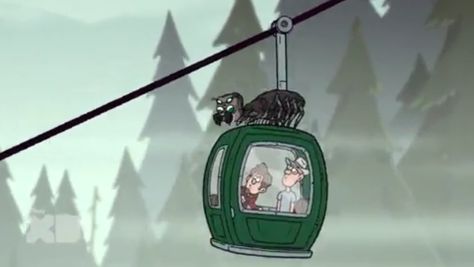 Omg guys look!! :D Alex was in Roadside Attraction!! He's briefly seen in the first Skytram that Darlene jumps on. Oh Alex XD Alex Hirsh, Roadside Attractions, Kids Shows, Hey There, Gravity Falls, Gravity, I Know, The First, Geek Stuff