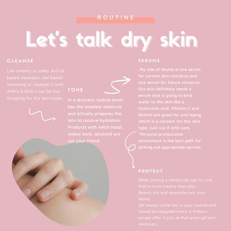 Skin routine, cleanser, toner, serums, moisturizer, skincare, beauty, healthy skin, dry skin Routine For Dry Skin, Skincare Routine For Dry Skin, Asian Skin Care Routine, Dry Skin Routine, Dry Skincare, Dry Skin Care Routine, Extra Dry Skin, Best Skin Care Routine, Dry Sensitive Skin