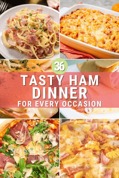 Why Do People Love Ham Dinner? 36 Delicious Ham Dinner Ideas Dinner Ideas With Sliced Ham, Dinners Using Ham, Thick Sliced Ham Recipes, Smoked Ham Dinner Ideas, Pressed Ham Recipes, Ham And Cheese Dinner Ideas, Ham And Mushrooms Recipes, How To Make Ham Steaks, Quick Ham Recipes