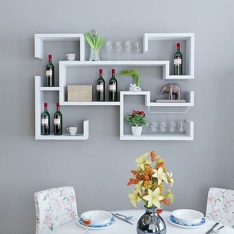 Modern Wall Shelf, Shelves Design, Bedroom Cupboard Designs, Shelf Furniture, Wine Shelves, Regal Design, Wall Shelves Design, Wall Shelf Decor, Bookshelf Design