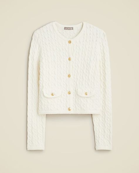 Women's Clothing | J.Crew Lady Jacket, J Crew Men, Jcrew Women, Suit Shop, Cable Knit, Shirt Shop, Sweater Outfits, Knit Sweater, Sweaters & Cardigans