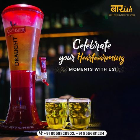 At Amsons Resort, We Believe In Creating Magic For Your Every Intimate Moment & Event. We Raise The Bar In Hospitality, Know The Art Of Excellence, Have An Array Of Magical Cuisines, And Offer Timeless Luxury. . . #beer #draughtbeer #beerlover #beergram #beerlife #beerlovers #beerme #beergasm #beers #beeroftheday #beersofinstagram #instabeer #instabeerstagram #barishludhiana #barish #ludhiana Creative Beer Ads, Bar Creative Ads, Bar Promotion, Bar Ad, Bar Quotes, Coffee Advertising, Hotel Ads, Wedding Caricature, Beer Tower