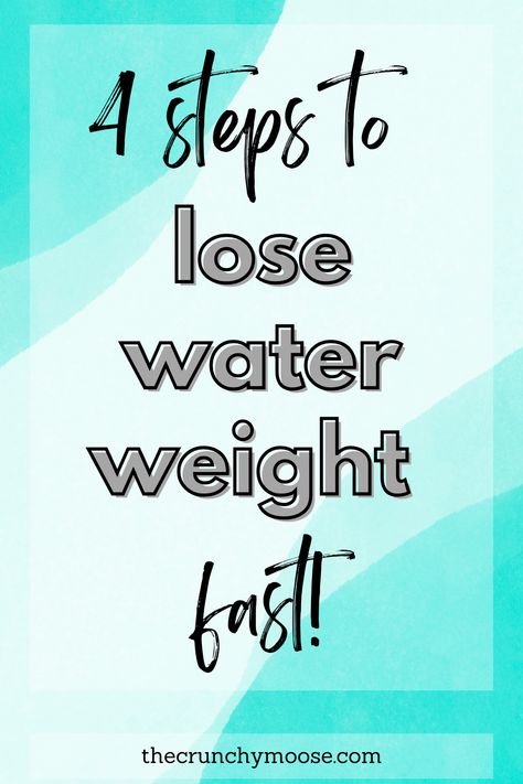 Rather you call it water weight, water retention, bloating, or edema, there  are some simple things you can do to drop water weight quickly.  4 Steps to Lose Water Weight Fast  Do these tips everyday for a week to see quick results. You can also integrate these tips into your daily routines to maintain a healthy weight and lifestyle.  drink more clean water to lose weight, detox to lose weight, master cleanse shot to lose weight, oil pull to lose weight, castor oil to lose weight, detox bath Ways To Drop Weight Quickly, Drinking Epsom Salt Water Benefits, Natural Diuretic For Water Retention, Tea For Water Retention, Shed Water Weight Overnight, Losing Water Weight Quick, Getting Rid Of Water Retention, How To Get Rid Of Water Weight Naturally, Water Retention Remedies How To Get Rid