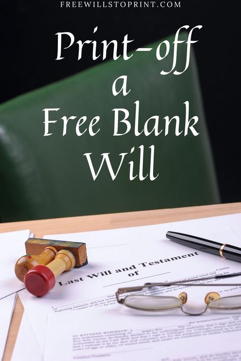 Print-Off a Free Blank Will Last Will And Testament Printable, Medical Power Of Attorney, Life Organization Binder, Family Emergency Binder, Estate Planning Checklist, Power Of Attorney Form, Emergency Binder, Last Will And Testament, Life Planning