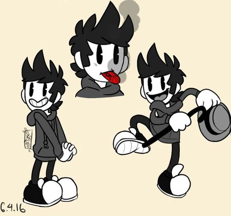 Old Cartoon Style Art, Clone Oc, Eddsworld Memes, Arte Indie, Cartoon Style Drawing, Rubber Hose, Eddsworld Comics, Hands Together, Tumblr Image