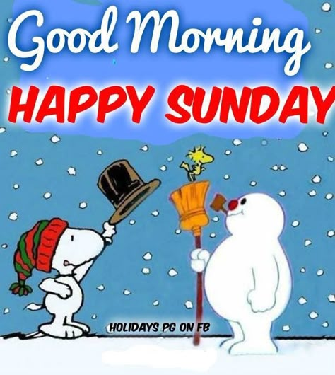 Snoopy Christmas HaPpy Sunday Christmas Greetings Quotes Funny, Snoopy Sunday, Good Morning Winter Images, Snoopy Xmas, Snoopy Good Morning, Happy Snoopy, Snoopy Winter, Snoopy Happy Dance, Christmas Greetings Quotes