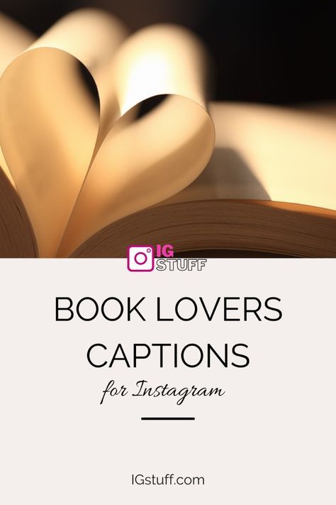 Are you a book lover who wants to share your passion for reading on Instagram?

Whether it’s your favorite book cover, a cozy reading pic, or a book reel, these captions will help you express your love for books.

“Reading is an exercise in empathy; an exercise in walking in someone else’s shoes for a while.” – Malorie Blackman

Also make sure to follow IGStuff for the best captions, quotes and bio ideas.