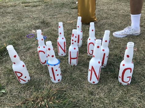 pi phi sorority informal recruitment carnival theme bid day. ring ching ring toss!!! Bid Day Activities Party Games, Pi Phi Philanthropy Events, Sorority Carnival, Carnival Bid Day, Philanthropy Events, Bid Day Themes, Carnival Theme, Pi Phi, Pi Beta Phi