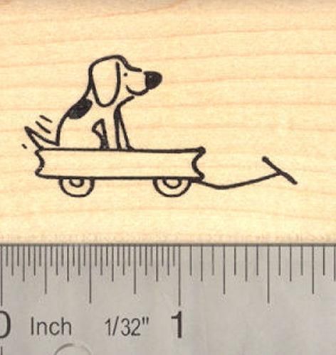 Puppy Dog in Red Wagon Rubber Stamp Dog Drawing Simple, Doodle Art Flowers, Red Ink Tattoos, Envelope Art, Red Wagon, Doodle Dog, Red Ink, Dog Drawing, Dog Paintings