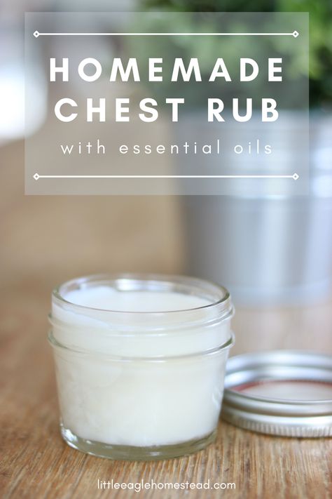 A jar of homemade essential oil chest rub. Homemade Thieves Cough Drops, Essential Oil Rub For Cough, Essential Oil Chest Rub For Cough, Diy Chest Rub Essential Oils, Essential Oils To Stop Coughing, Oils For Chest Congestion And Cough, Diy Chest Rub For Cough, Chest Compress For Cough, Essential Oil For Chest Congestion