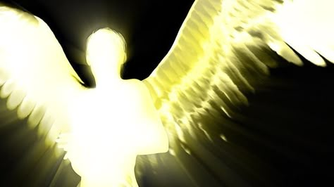 Golden Angel Wings Aesthetic, Samael Angel, Ken Ichijouji, Angel Silhouette, Angel Light, Blood Hunter, Golden Angel, Light Angel, The Fallen Angel