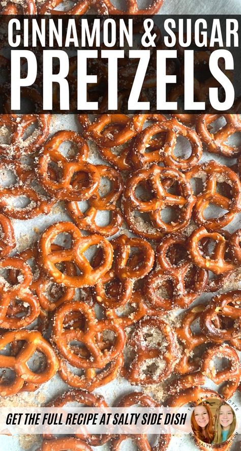 Dots Pretzel Recipe, Dots Pretzels, Cinnamon Sugar Pretzels Recipe, Snacks Pretzels, Coated Pretzels, Spicy Pretzels, Pretzel Recipes, Salty Side Dish, Cinnamon Pretzels