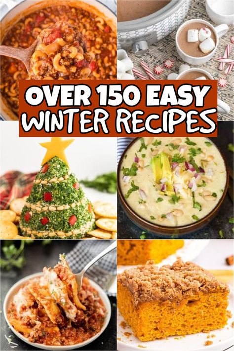 Recipes For Cold Weather, Crock Pot Hot Chocolate, Recipes For Winter, Slow Cooker Soups, Easy Winter Recipes, Crockpot Hot Chocolate, Winter Meals, Cold Weather Food, Instant Pot Dinner Recipes