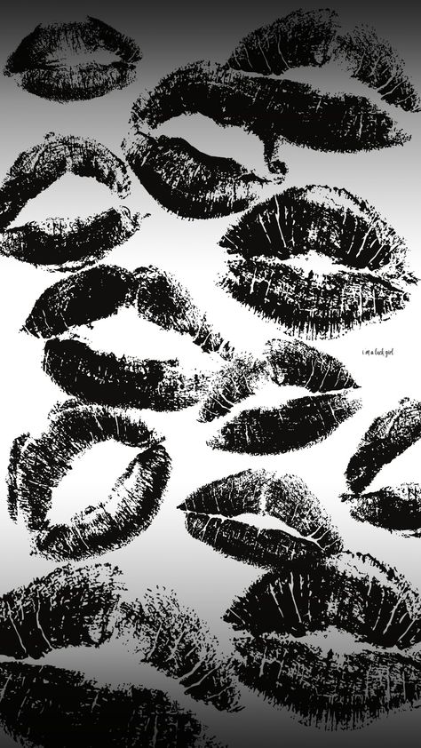 Lipstick Kiss Wallpaper, Kiss Wallpaper, Nice Wallpaper, Iphone Wallpaper Ideas, White Lips, Kiss Pictures, Lipstick Kiss, Wallpaper Hp, Gothic Wallpaper