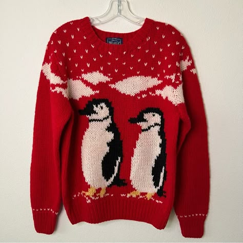 Nwot Vintage Woolrich 100% Pure Wool Penquin Sweater Sz Large *Made Of 100% Pure Wool *Crewneck *Adorable Penguins On Front And Back *All Measurements Are In Photos (Always Refer For Measurements For Proper Fit) *Nwot, No Visible Flaws Noted Tags: Fall, Winter, Spring, Holiday, Grandmacore, Grannycore, Cottage, Cottagecore, Holidays, Christmas, Valentines, Thanksgiving, Ugly Sweater, Funky, Whimsy, Whimsical, Artsy, Art To Wear, Novelty, Vintage, Unique, Boho, Cabin, Cabincore, Ski, Penquins, An Ugly Sweater Outfits, Boho Cabin, Adorable Penguins, Matching Christmas Sweaters, Christmas Sweater Outfits, Cute Christmas Sweater, Novelty Sweater, Hand Knit Sweater, Vintage Woolrich