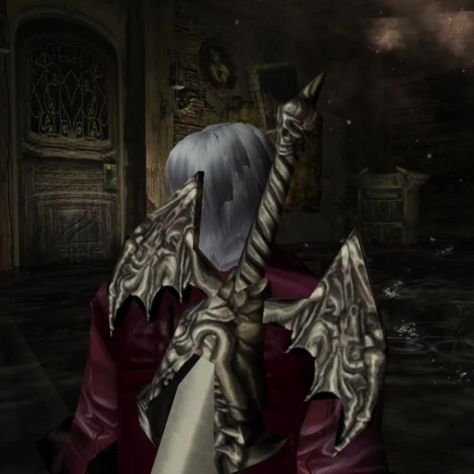 Dante Devil May Cry, Retro Horror, Old Games, Game Icon, Devil May Cry, Horror Game, Game Character, Dark Fantasy, Aesthetic Anime