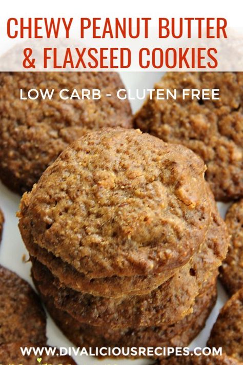 Flax Cookies Healthy, Cookies With Flaxseed Meal, Low Carb Flax Seed Recipes, Flax Seed Recipes Keto, Recipes Using Flaxseed Meal, Flax Seed Cookie Recipes, Flaxseed Flour Recipes, Easy Keto Snack Recipes, Recipes With Ground Flaxseed