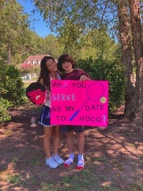 tennis theme🎾||2023||bf Tennis Dance Proposals, Tennis Hoco Proposals Ideas, Tennis Promposal Ideas, Tennis Hoco Proposal, Tennis Proposal, Tennis Promposal, Sadie Proposals Ideas, Sadies Proposals, Prom Signs