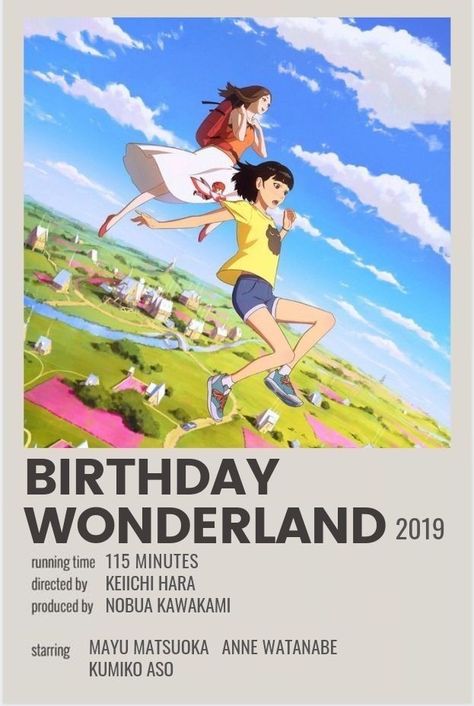 Studio Ghibli Movie List, Birthday Wonderland, Good Animated Movies, Japanese Animated Movies, Anime Suggestions, Animes To Watch, Anime Printables, Anime Watch, Anime Titles