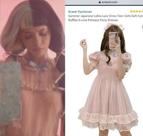 Outfits Inspired By Melanie Martinez, Birth Day Outfits, Highschool Sweethearts Melanie Martinez Outfit, Cry Baby Outfits, Melanie Martinez Clothes Style, Melanie Inspired Outfits, K 12 Outfits Ideas, Crybabycore Outfits, Melanie Martinez Costume