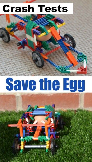 crash test eggs - design a car to hold the egg so it doesn’t crack on impact with a solid object Easter Stem Challenge, Easter Science Experiments, Easter Stem, Easter Science, Egg Experiments, Easter Activities For Kids, 4th Grade Science, Science Activities For Kids, Stem Challenges