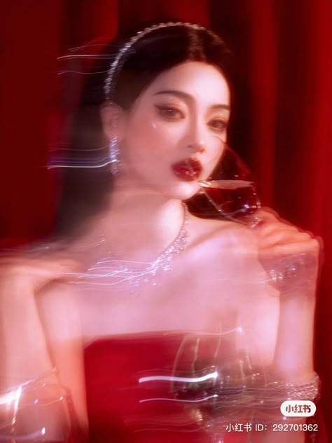 Mv Concept Ideas, Red And Black Photoshoot, Korean Photoshoot Concept, Red Photoshoot Aesthetic, Red Aesthetic Pfp, Korean Photoshoot, Face Claims Female, Bouidor Photography, Red Backdrop