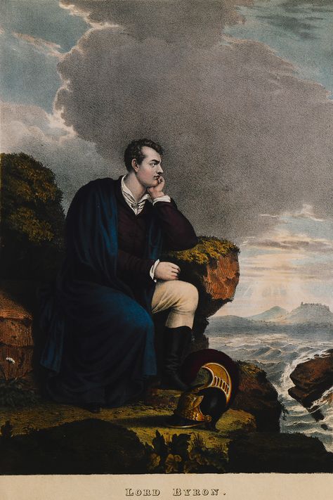 Portrait of Lord Byron. Eastern Mediterranean, Lord Byron, Historical Painting, Writers And Poets, Don Juan, Southern Italy, Maisie Williams, Pilgrimage, 20th Century