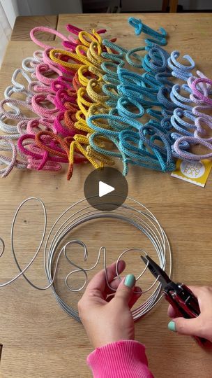 44K views · 1.5K reactions | A knitted wire name sign for Elsie. | kid hooray • knitted wire words • kid’s decor | altego_music · BYE BYE BYE x BABY ONE MORE TIME (ALTÉGO) Diy Baby Name Signs, Knitted Wire Words, Wire Words, Wire Sign, Wire Name, Wire Knitting, Knitted Wire, Baby One More Time, Baby Name Signs