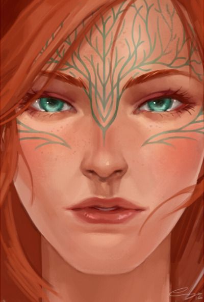 Elf Markings, Lavellan Art, Vestiges Of Divergence, Elven Makeup, Inquisitor Lavellan, Narrow Eyes, Elf Style, Dragon Age Art, Elf Cosplay