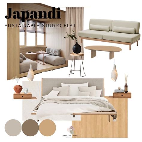 japandi interiors • Instagram Japandi Studio, Japandi Style Home, 2d Furniture, Living Room Japandi, Japandi Aesthetic, Japandi Furniture, Japandi House, Japandi Home Decor, Sustainable Interior