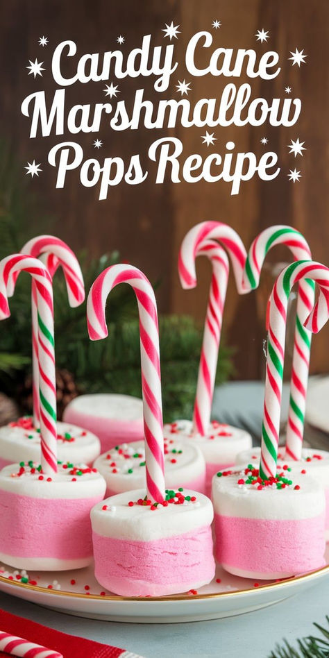 Make your holiday season extra sweet with these Candy Cane Marshmallow Pops! Dipped in chocolate and rolled in crushed peppermint, these treats are perfect for holiday parties, gifting, or cozy nights by the fire. Marshmallow Christmas Treats, Marshmallow Pops Christmas, Chocolate Covered Marshmallow Pops, Marshmallow Dipped, Marshmallow Pops Recipe, Strawberries Cookies, Marshmallow Christmas, Chocolate Covered Marshmallow, Crushed Peppermint