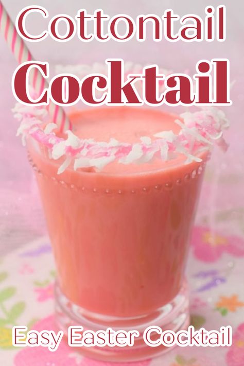 Easter Liquor Drinks, Festive Easter Cocktails, Easy Easter Cocktails Recipes, Drunk Bunny Drink, Easter Beverages Alcoholic, Easter Drink Recipes, Easter Shots Recipe, Easter Alcoholic Punch, Spring Alcoholic Drinks Easy