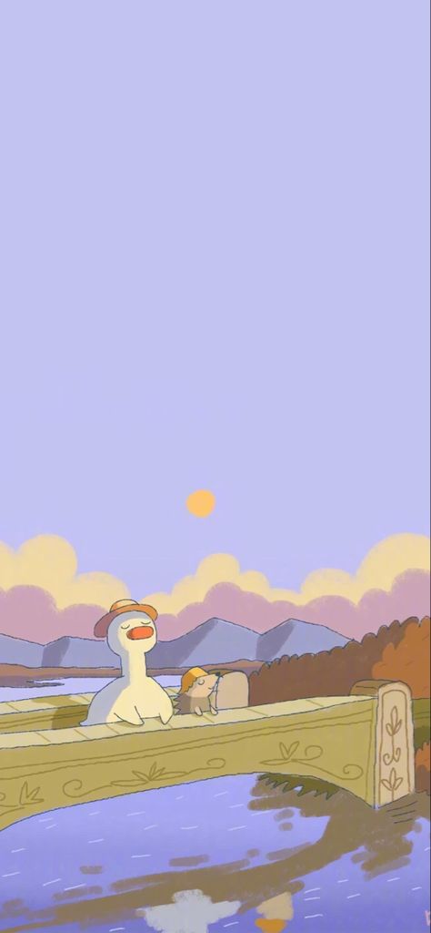 Cute Duck Wallpaper, Duck Wallpaper, Duck Art, Cocoppa Wallpaper, Iphone Wallpaper Kawaii, Desktop Wallpaper Art, Cute Simple Wallpapers, Phone Wallpaper Patterns, 背景 シンプル