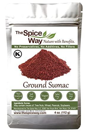 The Spice Way - Pure 100% Sumac, No Salt, no GMO, no Irradiation, Spice Seasoning Powder 4 oz (resealable bag) (Sumak) Graham Masala, Sumac Spice, Tomato Powder, Tomato Dishes, Ancho Chili Powder, Just Spices, Aleppo Pepper, Hot Spices, Gourmet Food Store