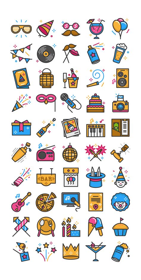 Nightclub Background, Dj Lifestyle, Icon Party, Dance Icon, Group Icon, Unique Icons, Happy Night, Icons Party, Sticker Printable