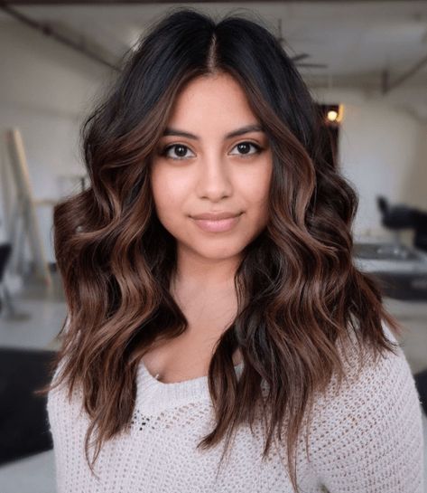 Balayage Ideas, Colouring Ideas, Warm Brunette, Hair Colouring, Black Hair Balayage, Brunette Hair With Highlights, Balayage Hair Dark, Dark Hair With Highlights, Coloring Ideas