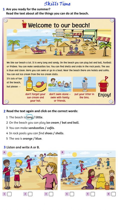 Class Kg 2english Worksheets, Summer Esl Worksheet, Class 1english Worksheet, Summer Vacation Worksheet, Conversation For Kids, Travel Vocabulary Worksheet, English Conversation For Kids, Esl Ideas, Listen And Speak