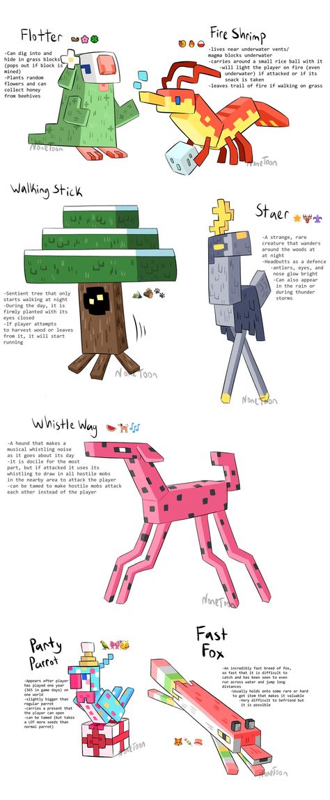 Minecraft Mobs Mod, Mobs Minecraft, Minecraft Addons, Mc Mods, Minecraft Cheats, Minecraft Comics, Minecraft Banner Designs, Minecraft Mobs, Minecraft Games