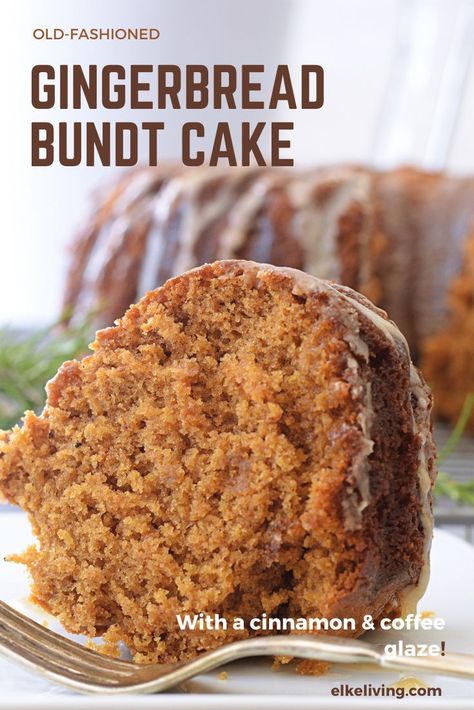 Molasses Bundt Cake, Molasses Spice Cake, Gingerbread Pound Cake, Gingerbread Bundt Cake Recipes, Gingerbread Pound Cake Recipe, Gingerbread With Lemon Sauce Recipe, Ginger Molasses Cake, Moist Gingerbread Cake, Gingerbread Dessert Recipes