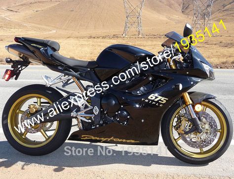 Hot Sales,For Triumph Daytona 675 2006 2007 2008 Daytona-675 06-08 Gloss Black Bodyworks Motorcycle Fairings (Injection molding) Triumph Daytona 675, Custom Motorcycles Harley, Triumph Daytona, Ornamental Mouldings, Black Motorcycle, Injection Molding, Triumph Motorcycles, Motorcycle Harley, Custom Motorcycles