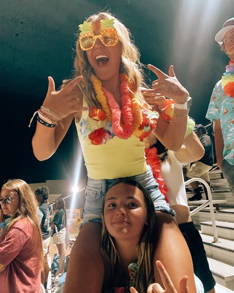 Hurley Vs Harley Spirit Day, Hawaiian Matching Outfits, Hawian Football Theme Outfit, Hawaiian Dance Outfit School, Beach Night Football Theme Outfit, Hawiann Theme Football Games, Hawaiian Fnl Theme Outfits, Hawaiin Theme Outfit Football Game, Hawaiian Night Outfit